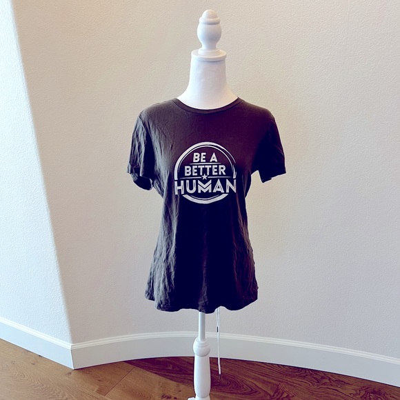 Bella + Canvas “Be a Better Human” Black 100% Cotton Tshirt - XL (runs small) - Picture 1 of 4